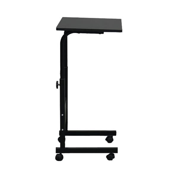 Small Movable Multi-purpose Side Table Computer Desk Baffle-Black