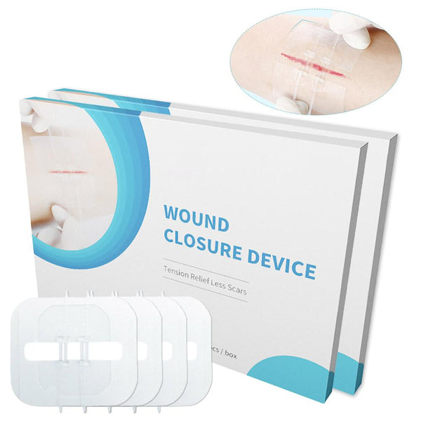 4pcs Zipper Stitch Wound Closure Device - Fast and Effective Medical Aid for Emergency Wound Care and First Aid Treatment