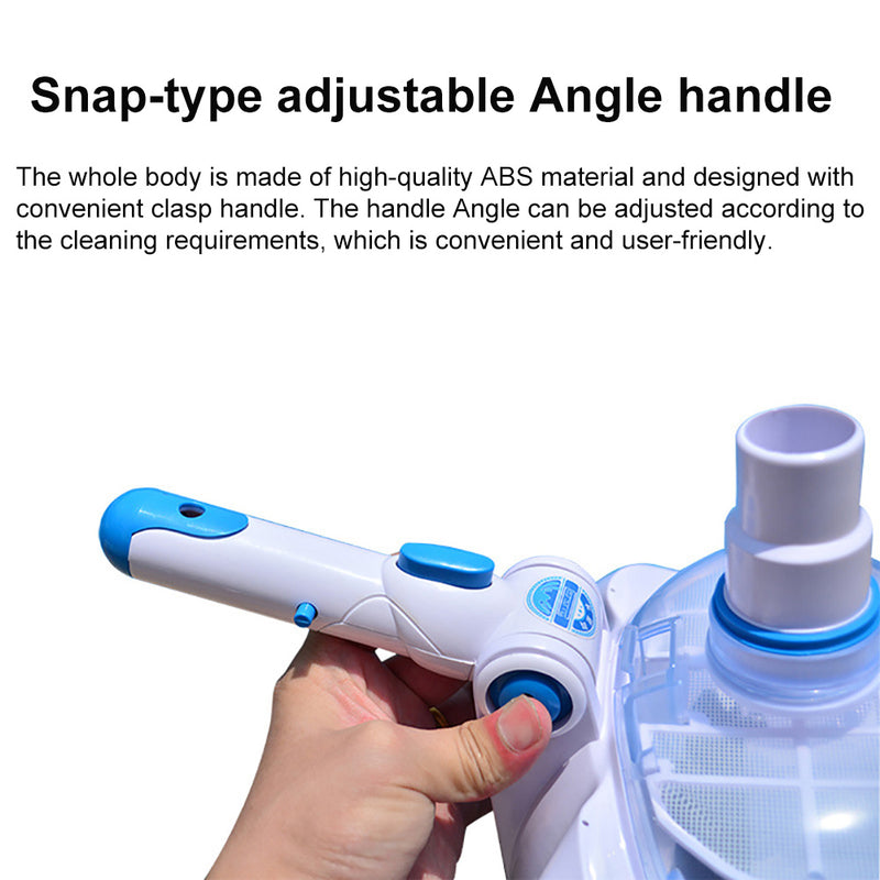 Adjustable Angle Swimming Pool Suction Vacuum Cleaner Head Pond Cleaning Tool