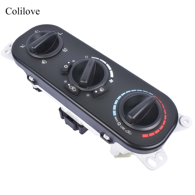 Colilove Air Conditioning Heater Control Switch For Jeep Wrangler JK 3.8L V6 2007-2010 55111840AE 55111840AB 55111840AD 55111840AC Air conditioning installations