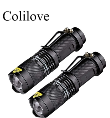 Colilove LED Mini Zoom High-intensity Flashlight with long-range rechargeable capacity of 14,500V  LED flashlights