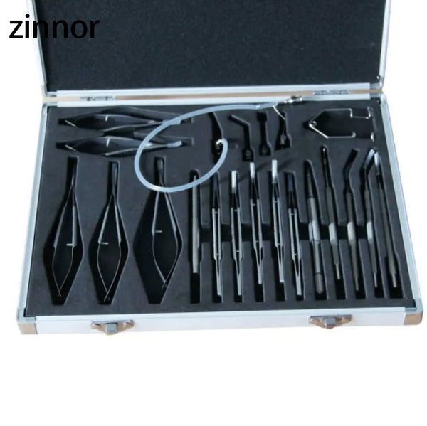 Zinnor 21pcs micro instrument set for cataract and intraocular lens implantation surgery Stainless steel CE