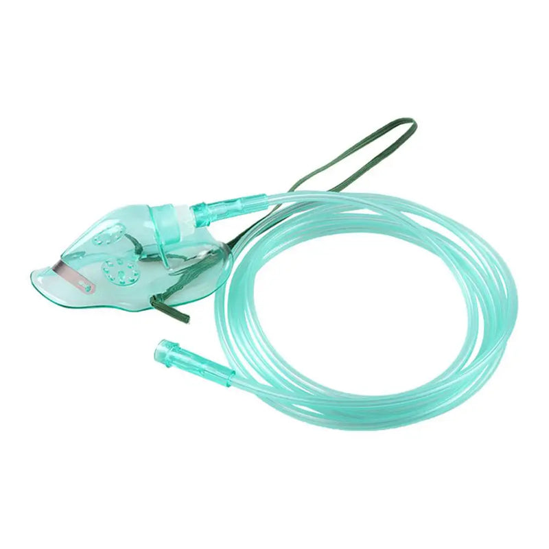 3-Pack Adult Standard Oxygen Mask With Adjustable Strap - Safe And Comfortable Medical Home Use