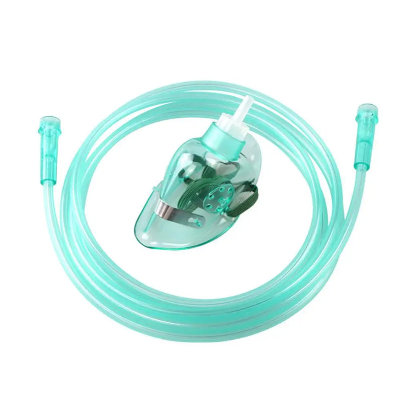 3-Pack Adult Standard Oxygen Mask With Adjustable Strap - Safe And Comfortable Medical Home Use