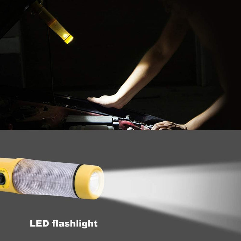Colilove  Flashlights Yellow Multi-functional car safety hammer with Flashlight