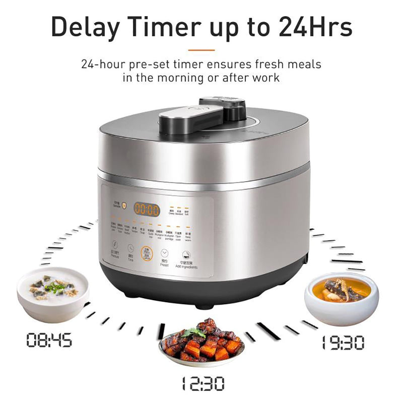 Colilove Induction Heating Pressure Cooker 5L Double Liner Pot AU Version Pressure cookers, electric