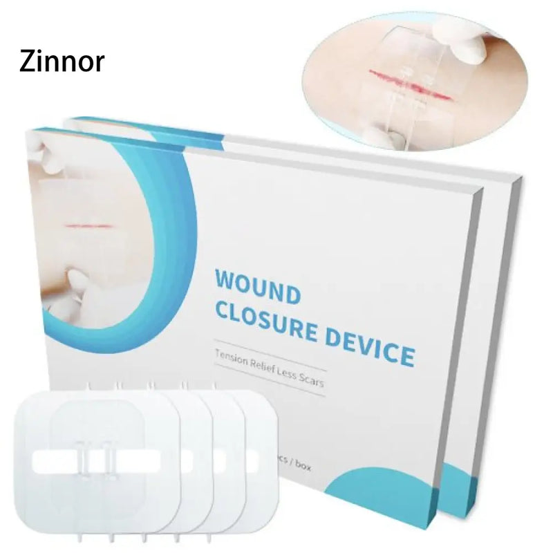 4Pcs Medical Zipper Stitch Wound Closure Device