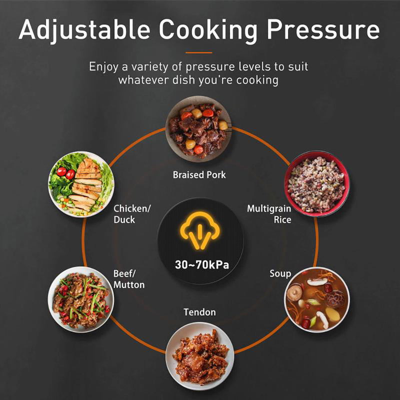 Colilove Induction Heating Pressure Cooker 5L Double Liner Pot AU Version Pressure cookers, electric