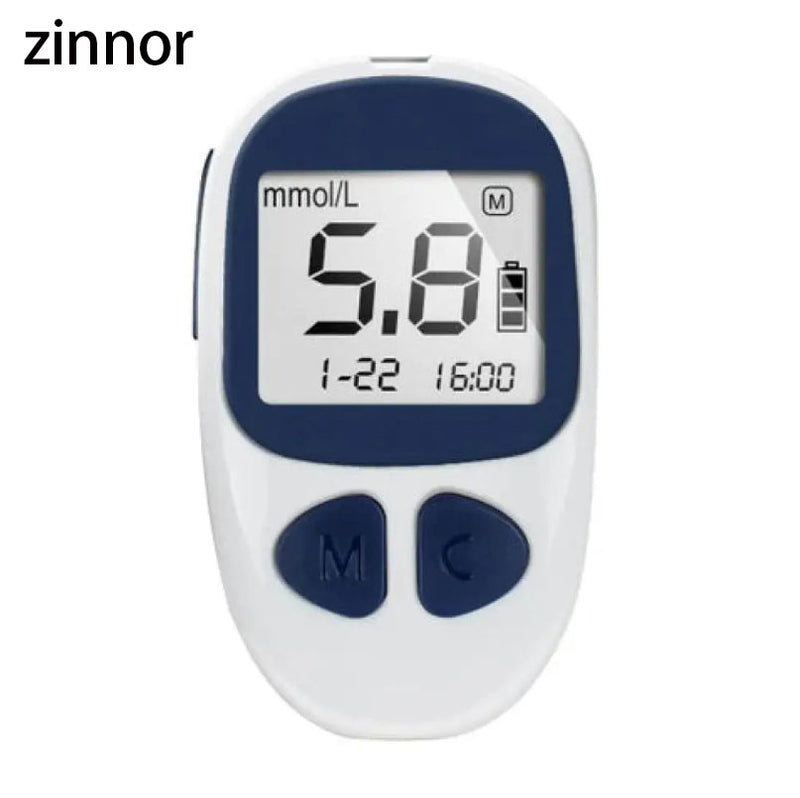 Zinnor  Device for measuring blood sugar Electronic Glucometer Digital Handheld Blood Glucose Monitor Diabetes Test