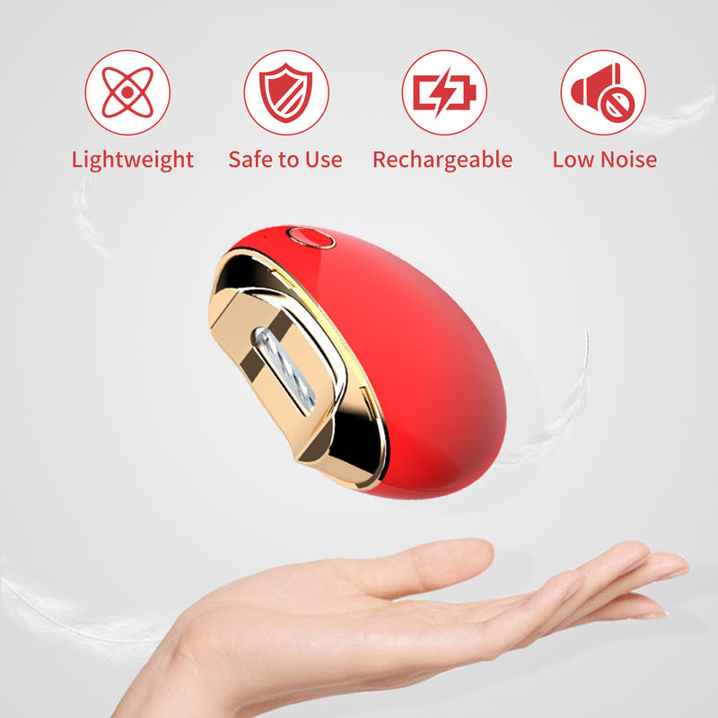 Enshey Electric Nail Clipper USB Rechargeable Nail Trimmer Clipper Automatic Baby Nail File for Kids Adults Elderly Fingernail Care