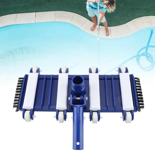 Heavy Duty Pool Vacuum Head for Fish Ponds - Durable Cleaning Brush Attachment