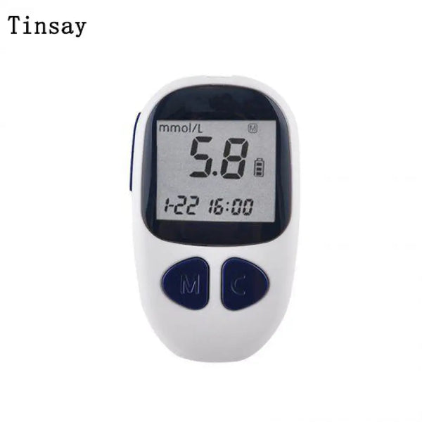 Accurate Blood Glucose Monitor With 50 Test Strips - Digital Handheld Diabetes Meter For Quick &