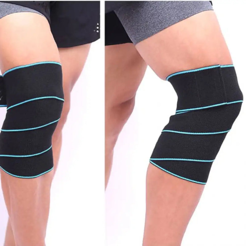 New Adjustable Sports Knee Wraps Compression Patella Knee Sleeve Thigh Leg Brace Elastic Support