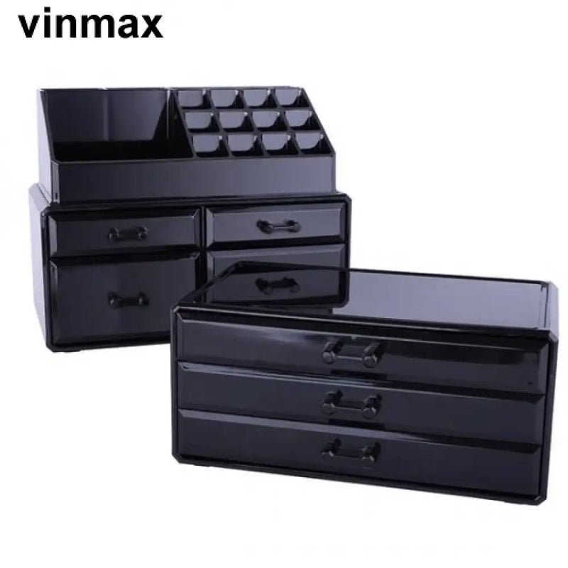 Vinmax Plastic Storage Containers For Household Or Domestic Use Transparent 4 Small & 3 Large
