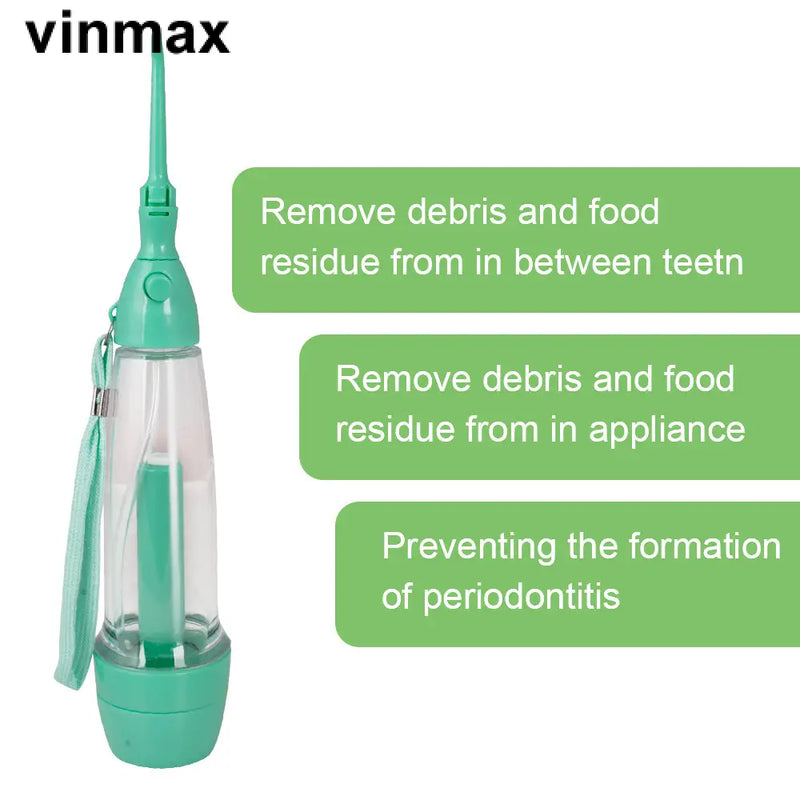 Vinmax Portable Dental Care Oral Irrigator Flosser Tooth Spa Teeth Pick Cleaner