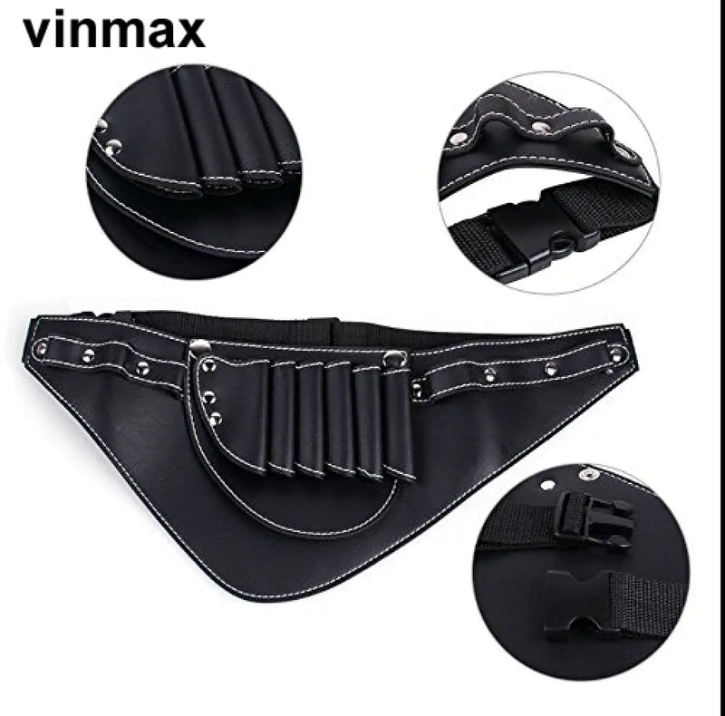 Vinmax Toilet Roll Holders Black Cast Iron Wood Combined Bathroom Paper Holder