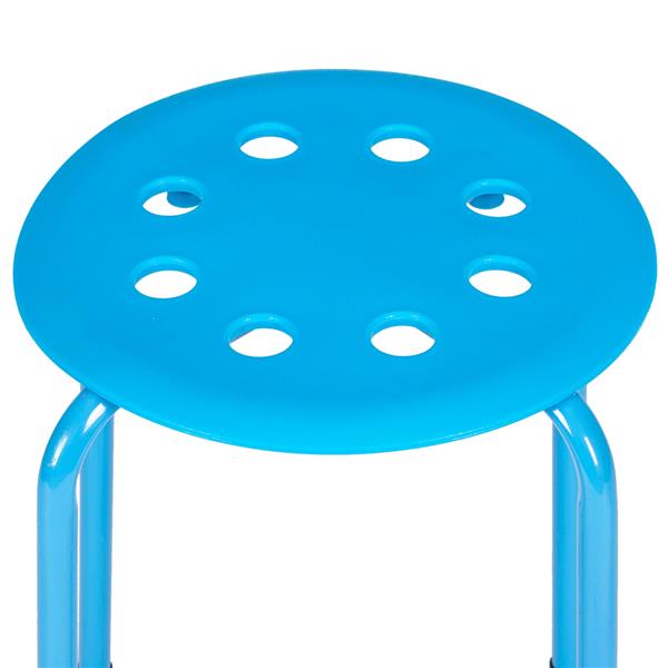 5-Piece Stackable Round Stool In Five Colors