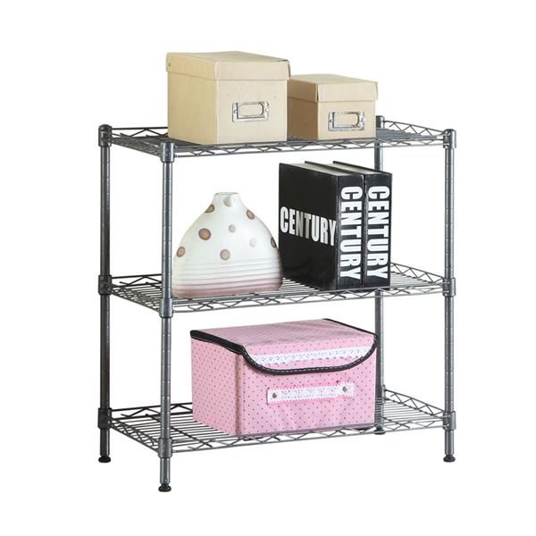 Concise 3 Layers Carbon Steel Storage Rack