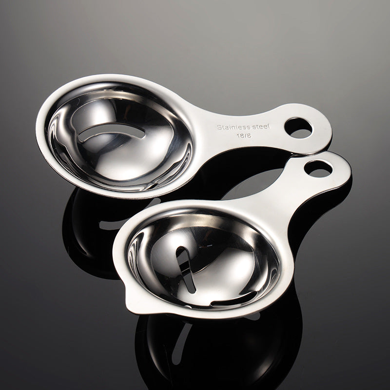 Vinmax Stainless Steel non-electric Egg Separators Egg Liquid Filter Tool Kitchen Practical for household purposess