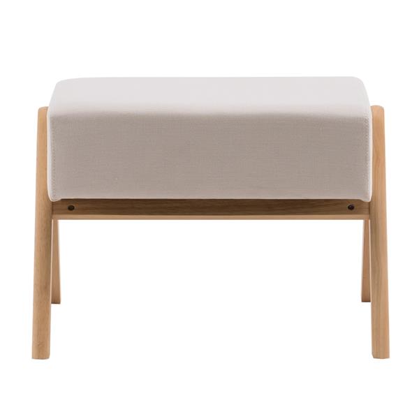 Footrest Stool Nordic A-type Beige (50x25x40cm)