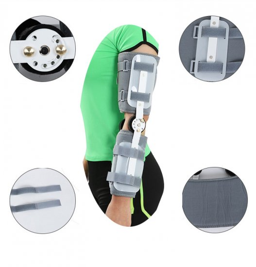 Vinmax Adjustable Elbow Joint Fixed Brace Corrective Orthosis Activity Limitation Arm Fracture Protector