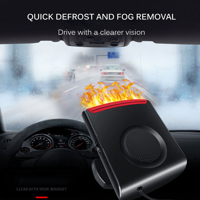 3 in1 12V Car Heater Cooling& Air Purify Defroster Demister