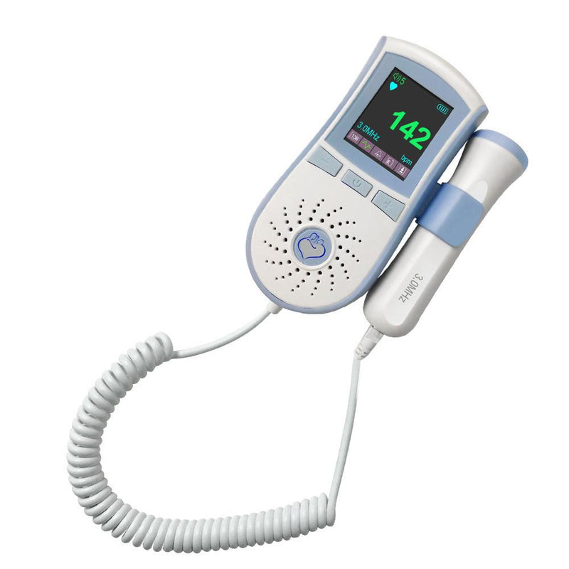 Color LCD Display Pocket Fetal Doppler 3MHz