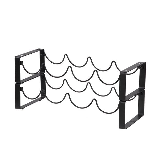 3 Tier Stackable 12 Bottles Metal Wine Rack