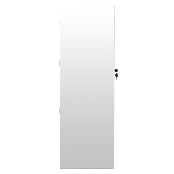 Body Mirror Decoration Storage Jewelry Mirror Cabinet White