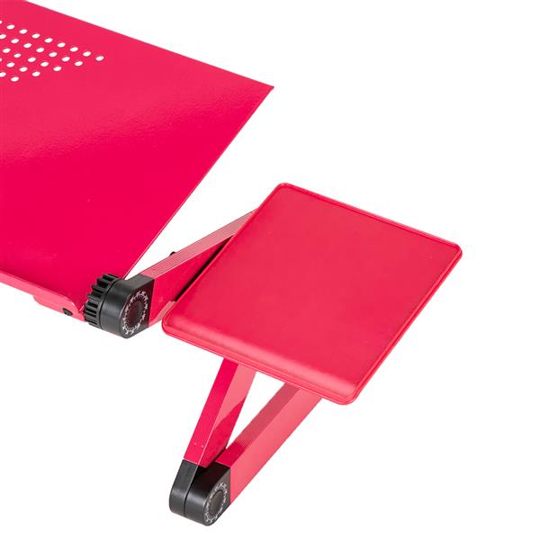 48 x 26cm Portable Folding Table Rose Red