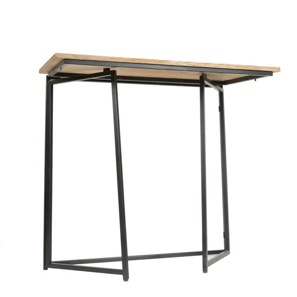All-in-One Foldable without Installation Iron Porch Table