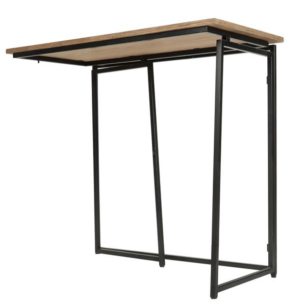All-in-One Foldable without Installation Iron Porch Table
