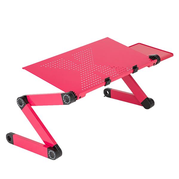 48 x 26cm Portable Folding Table Rose Red