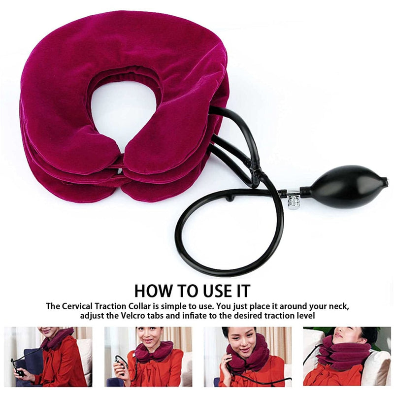 Cervical Neck Traction Device for Instant Neck Pain Relief Neck Support Brace