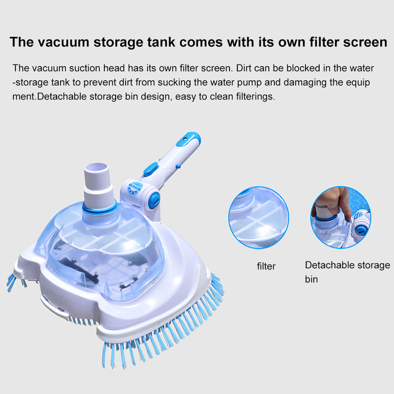 Adjustable Angle Swimming Pool Suction Vacuum Cleaner Head Pond Cleaning Tool