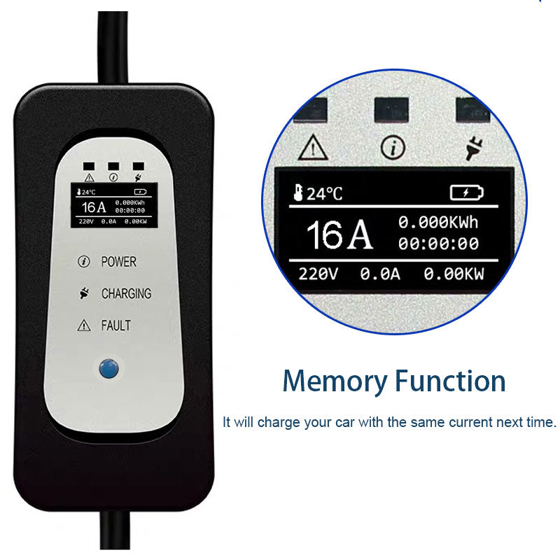 5m Portable Adjustable Controlle Electric Car Charging Stations