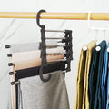 5 in 1 Trouser Storage Rack Adjustable Pants Tie Storage Shelf Closet Clothes Hanger