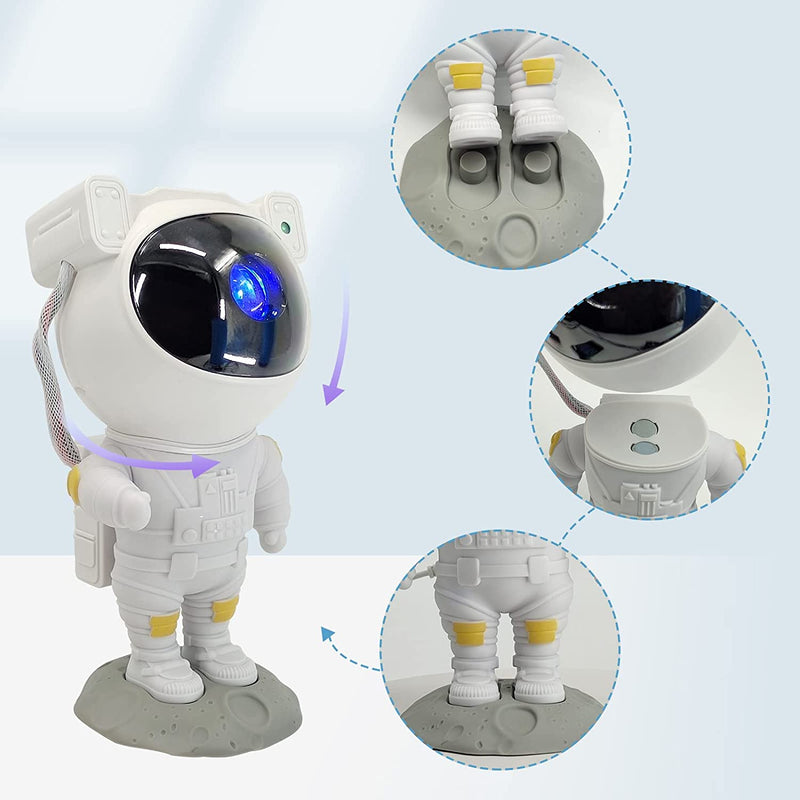 Astronaut Galaxy Laser Projector Starry USB Rotating Nightlights