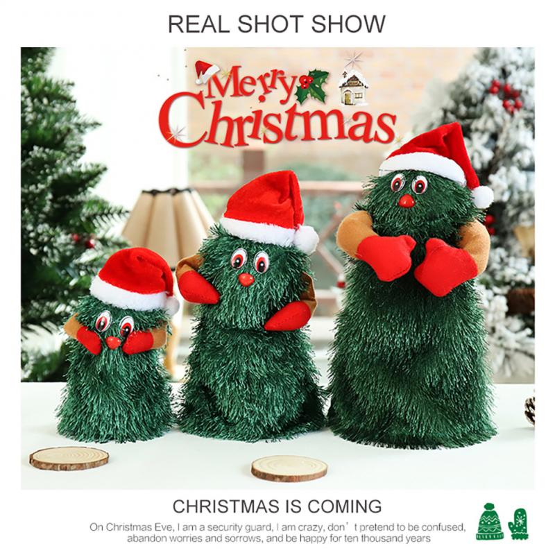 Fun Rotating Electric Christmas Tree Doll
