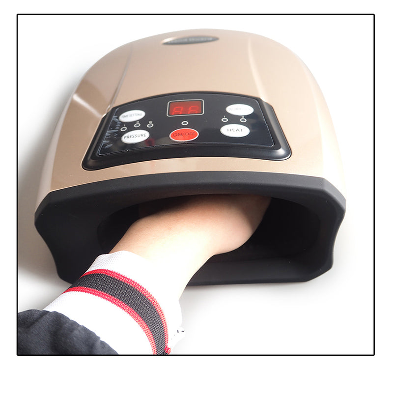 Heated Hand Massager Physiotherapy Equipment Pressotherapy Palm Massage Device