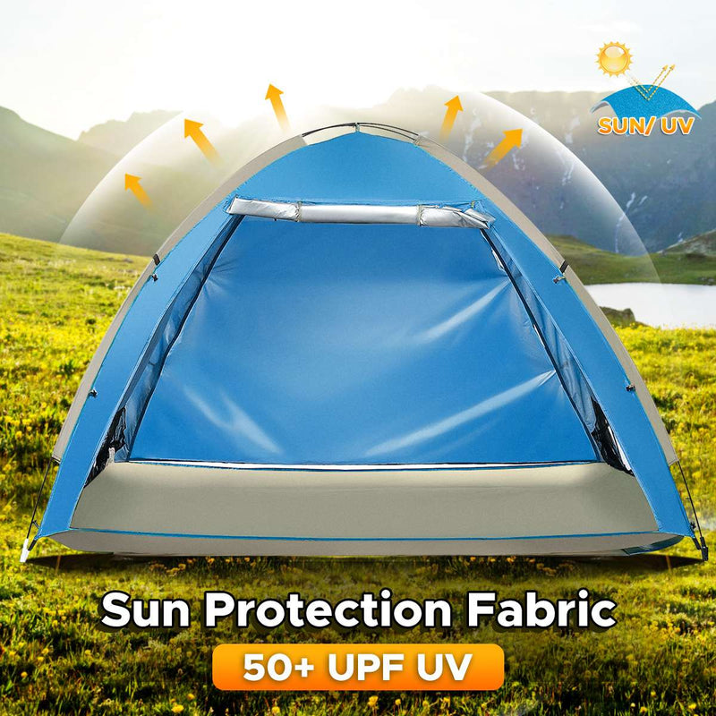 4-5 Person Portable Camping Tent Backpacking Canopy Outdoor Travel Hiking