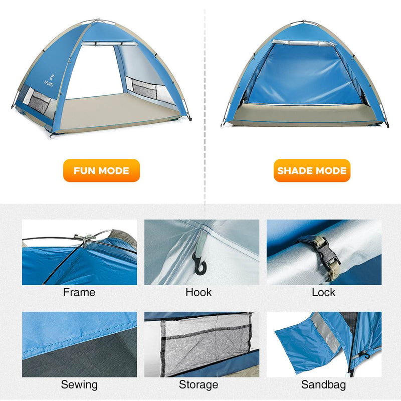 4-5 Person Portable Camping Tent Backpacking Canopy Outdoor Travel Hiking